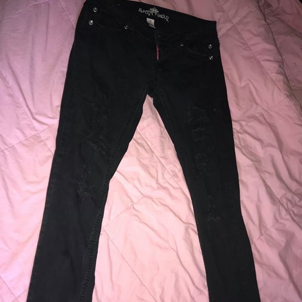 Black Ripped Jeans